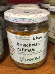 Bruschetta de Champignons en conserve