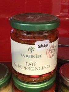 La Reinese, paté aux piments en bocal