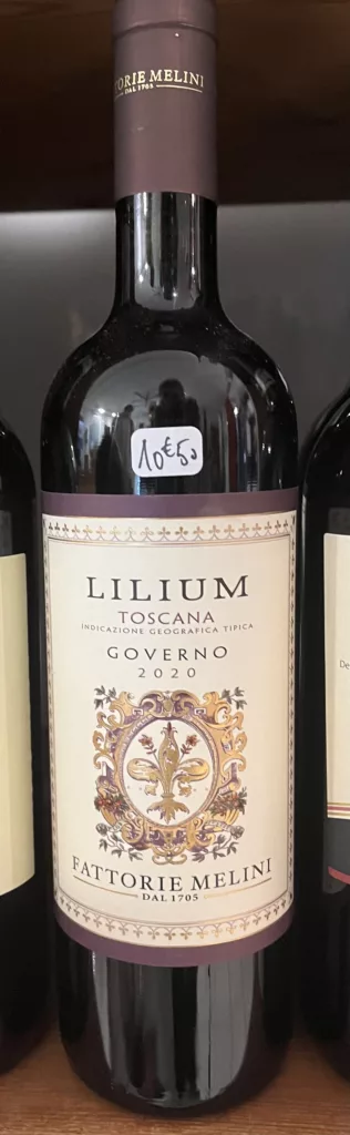 Lilium tosacano IGT vin rouge italien en bouteille de 75 cl