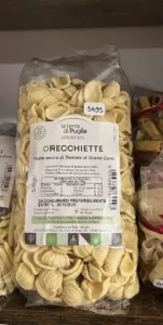 orecchiette di gran duro des pouilles en italie