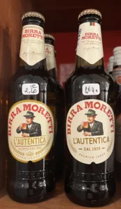 birra moretti en bouteille de 33 cl (bière)