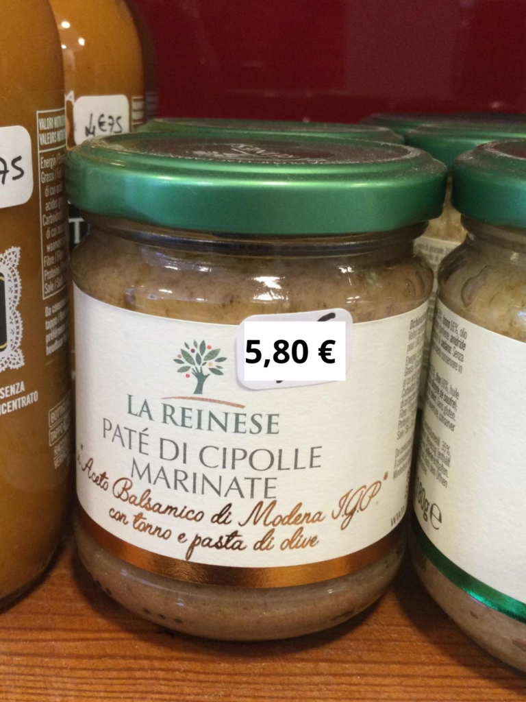 Pâté oignons thon marinés en conserve