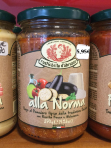 Sauce norma en conserve