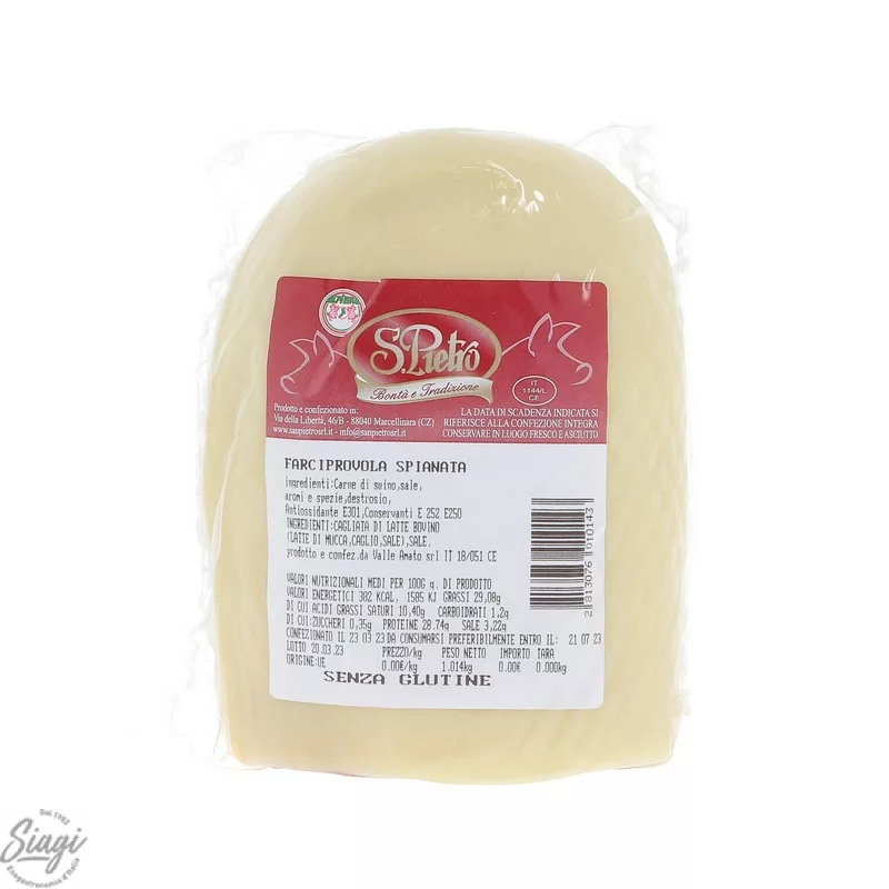 Caccio Spianata roulée au fromage