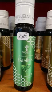 huile d'olive basilic