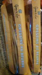 gressins au beurre en sachet