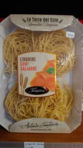 linguine saumon