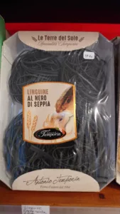 linguines encre de seiche