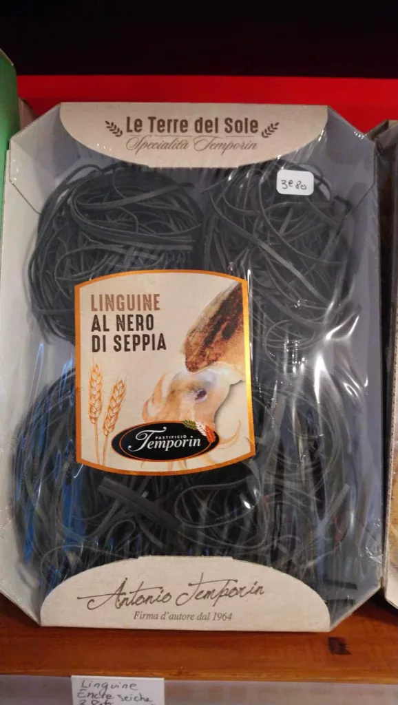 linguines encre de seiche