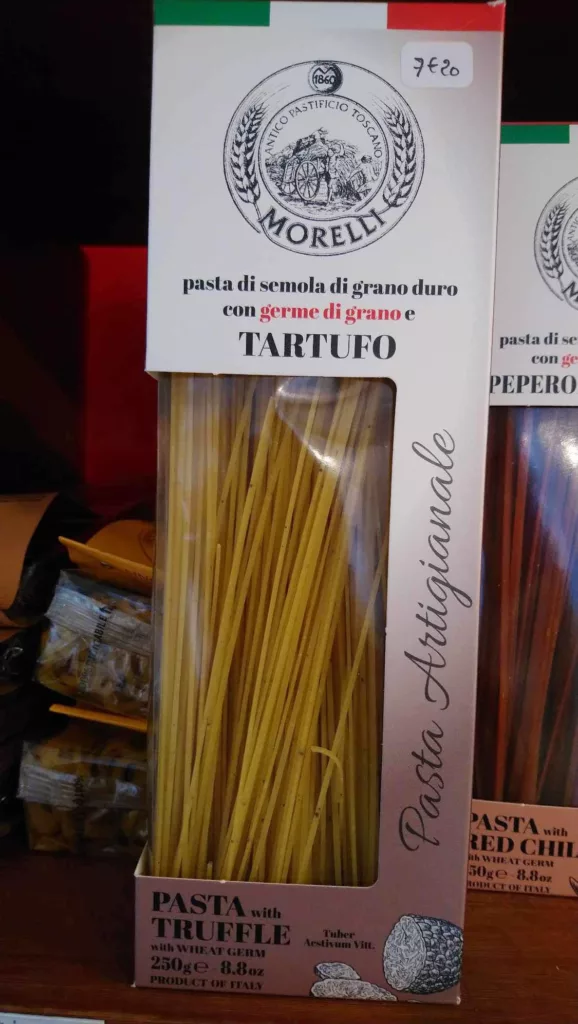 tagliolini truffe en boite de 250 grammes