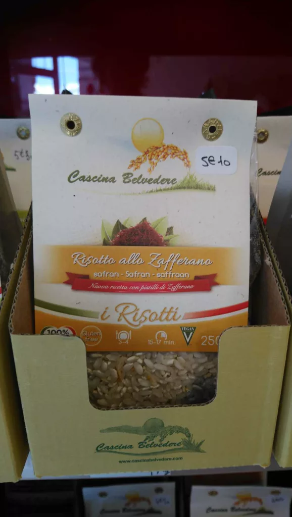 sachet de risotto au safran