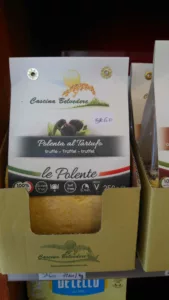 Sachet de polenta à la truffe